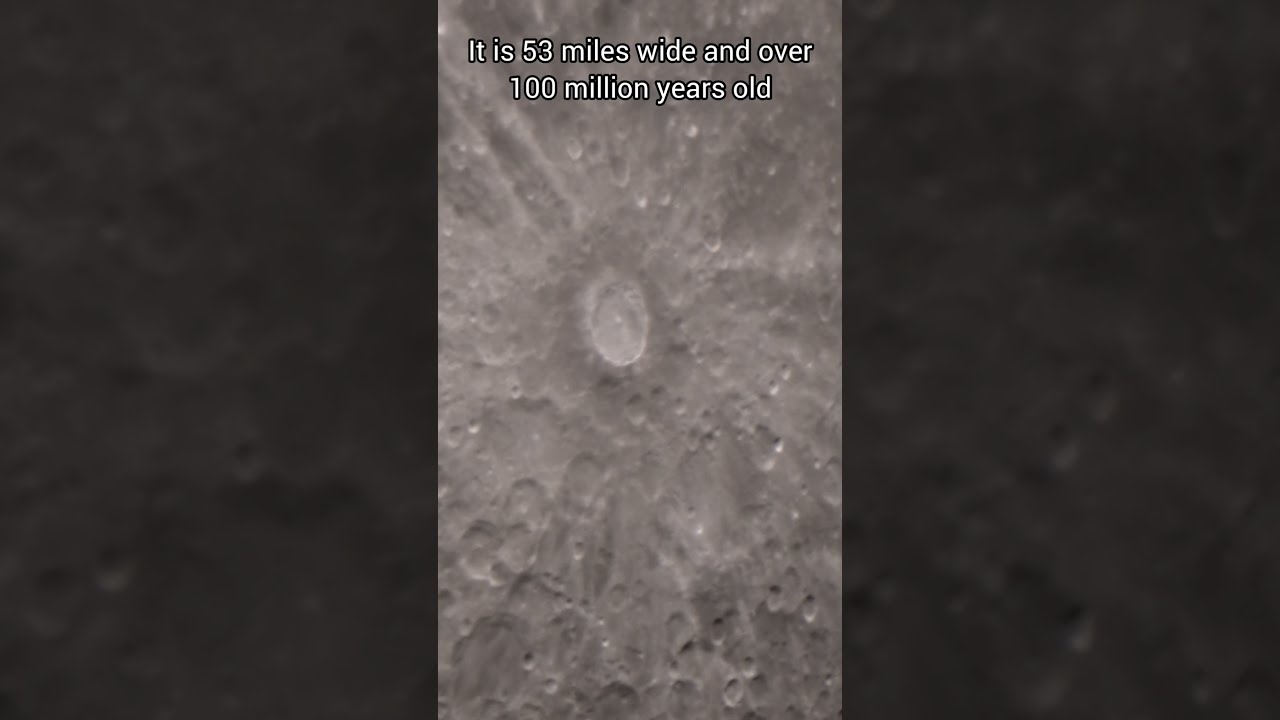The Tycho Moon Crater