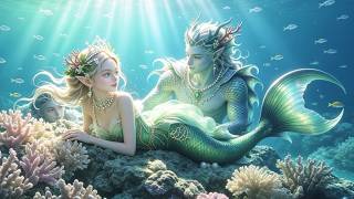 Pearl Kingdom Beneath Crystal Sea 🌊 Relaxing Mermaid Music & Ocean Dreamscape [AI Music Video]