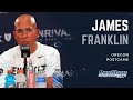 Penn State Coach James Franklin Reacts to Oregon Loss & Fan Frustration 🏈