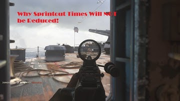 COD WW2 Sprintout Time NOT being Reduced!