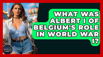 What Was Albert I Of Belgium