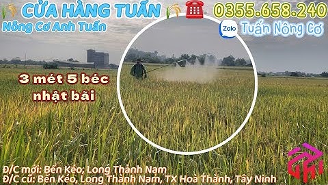 Cần xịt thuốc cần câu nhật bãi 3 mét sử dụng được bình điện acquy. Liên hệ 0355658240 @Nongcoanhtuan