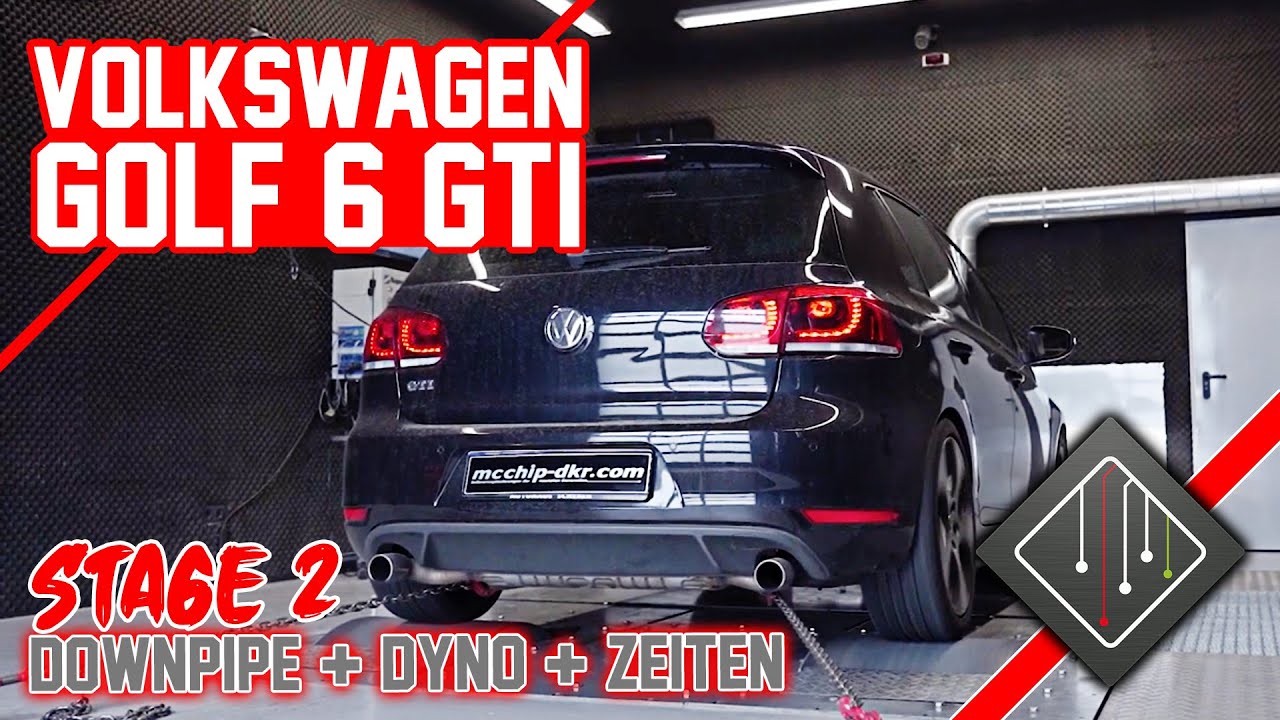 Chiptuning Golf 6 2.0 Tdi 140 Ps VW Golf 6 GTI | Chiptuning Stage 2 & Downpipe | Dyno - Autobahn 100-200