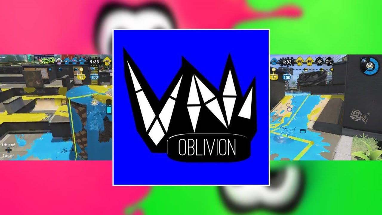 Splatoon 2 - Oblivion vs. Team Olive - Split Screen View - YouTube