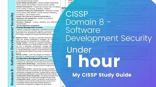 CISSP Training - Domain 8 - Software Development Security - Under 1 hour | My CISSP Study Guide screenshot 4