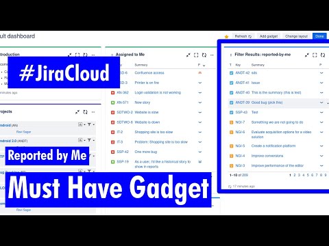 Jira Cloud Must Have Gadget For Default Dashboard