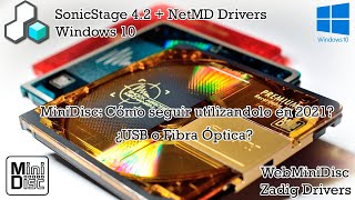 Lo que debes saber para seguir usando tu MiniDisc en 2021: SonicStage + NetMD Drivers Win10 screenshot 4