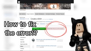 How to fix the ‘Did you use the template’ error in ROBLOX ?
