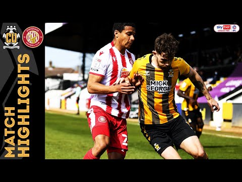 Cambridge Utd Stevenage Goals And Highlights