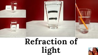 REFRACTION OF LIGHT | Simple DIY Science Experiment For Kids At Home
