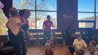 Family Trip to Tiny Town Lancaster to see Ms. Rachel and Blippi actors