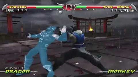 Mortal Kombat Deception - Sub-Zero Arcade Playthrough