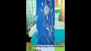Colorful Painting Designs For Bed Sheets Patterns . . . Learn how to paint fabric to create your own fabric design in the colors and 
