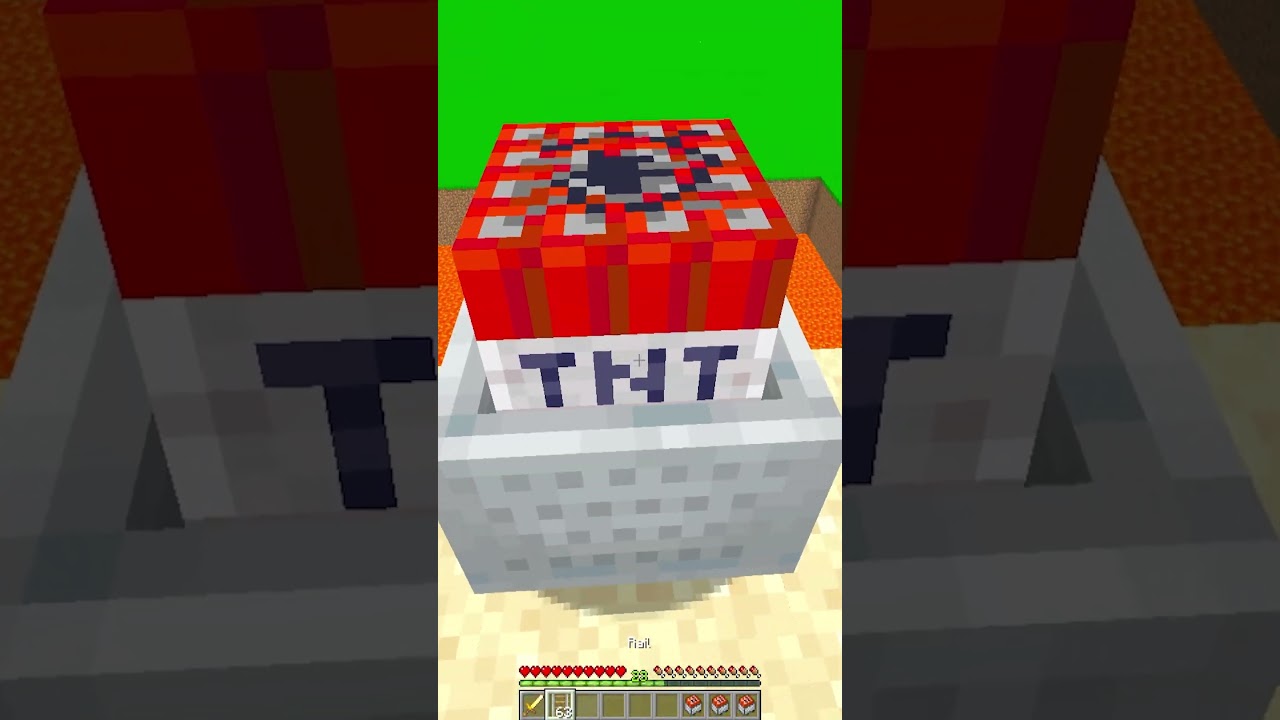 Thử Thách Đấu TNT Minecraft #shorts
