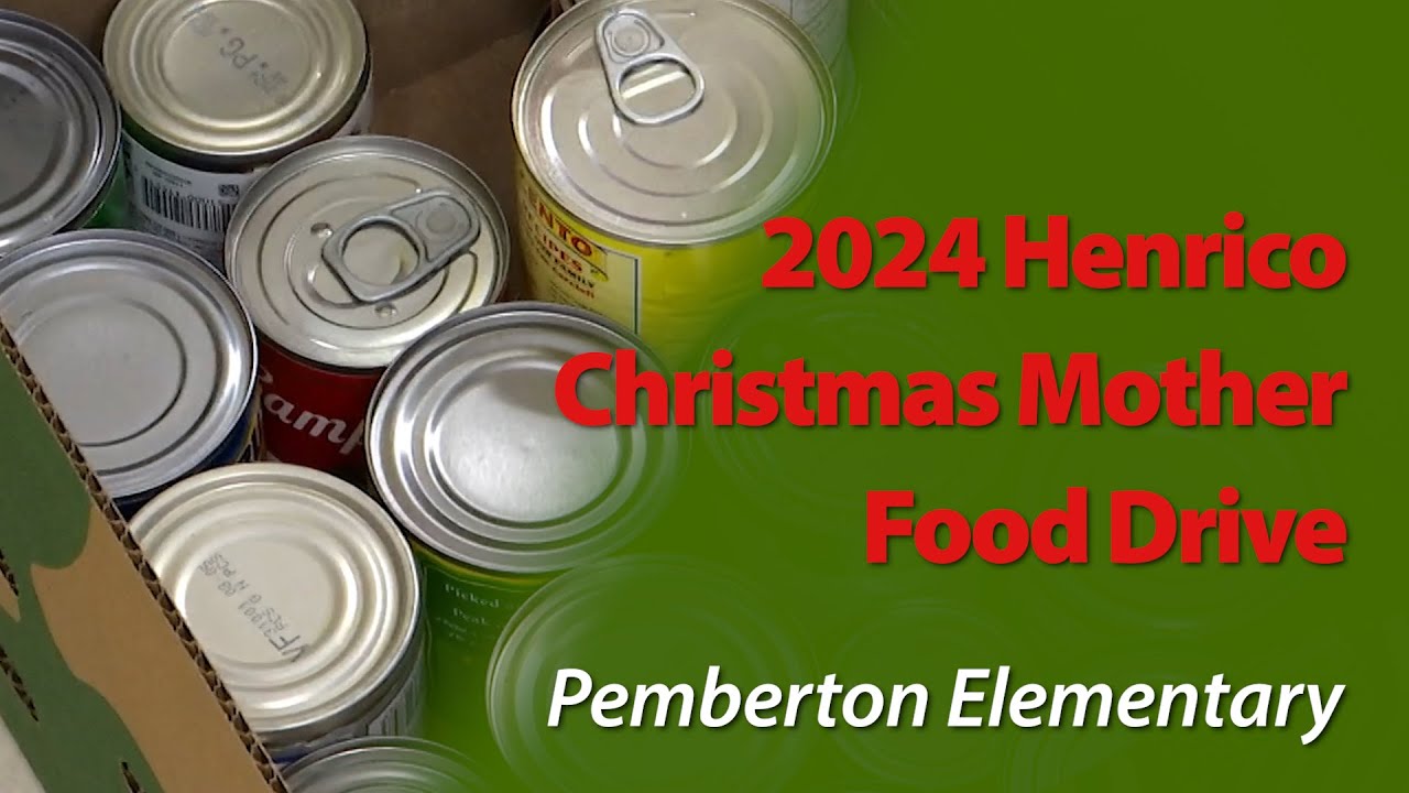 2024 Henrico Christmas Mother Food Donations Pemberton Elementary