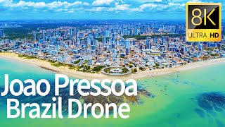 Joao Pessoa, Brazil in 8K UHD Drone