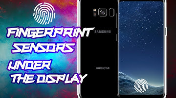 Fingerprint sensors under the display are going to be a real thing in 2018