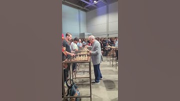 Watch Chess Grandmaster Garry Kasparov Beat 11 People At Chess Simultaneously #Shorts