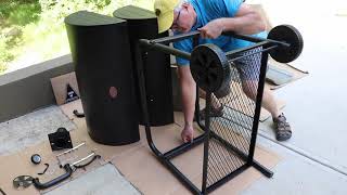 #73 Smokin' Champ Char Griller Smoker - Unboxing and Assembly