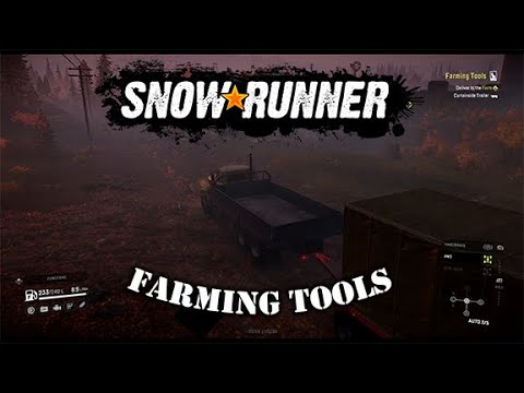 SnowRunner Walkthrough - Farming Tools - YouTube