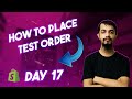 How to Place Test Order Shopify 👉 Development Store & Live Store in 2024