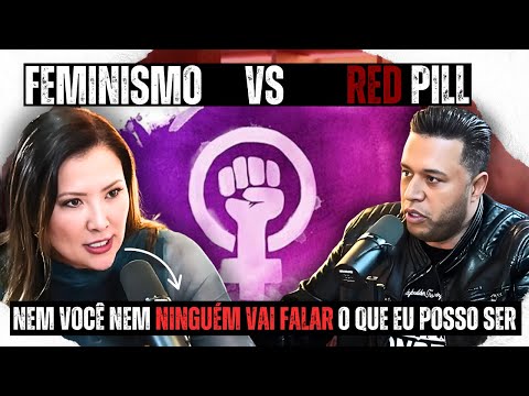 Raquel Galinatti afirma ser FEM1N1ST4 de direita e se irrita com Red Pill que diz que ela não é.