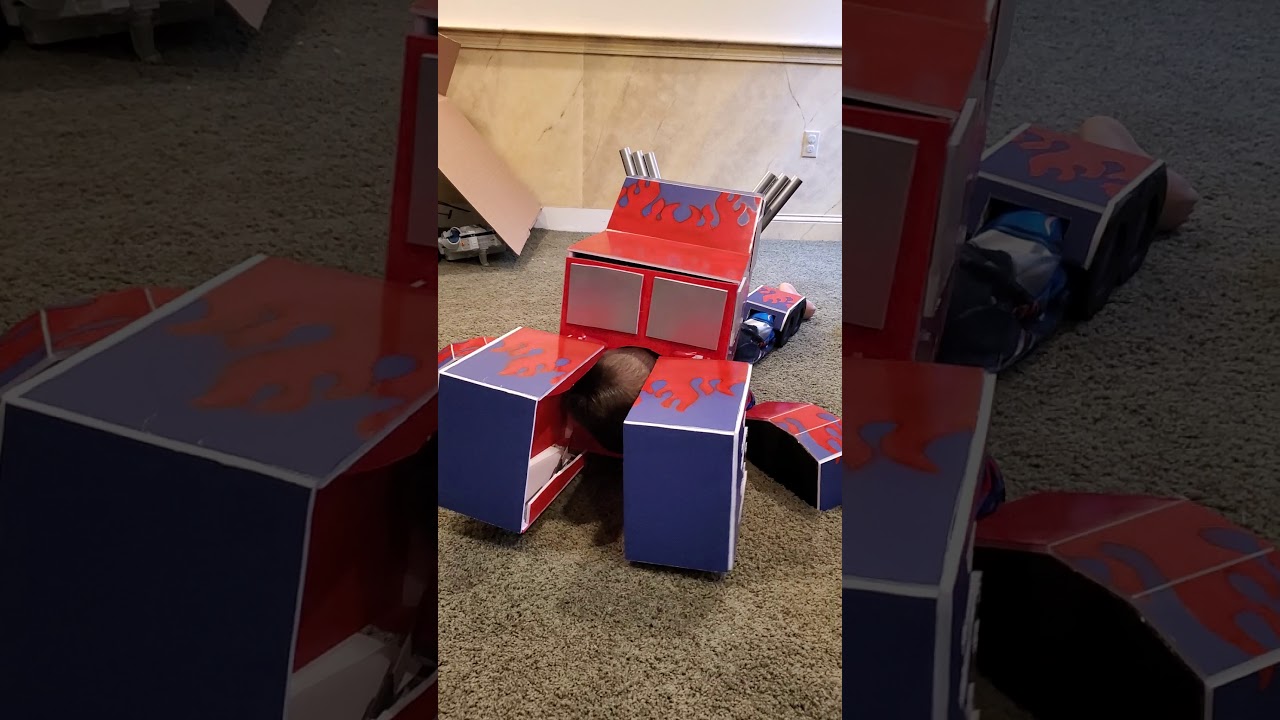 Optimus Prime Transforming costume
