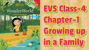 EVS Class-4 Ch-1 Growing up in a Family | #PsychologicalSakshi #wonderworldBook