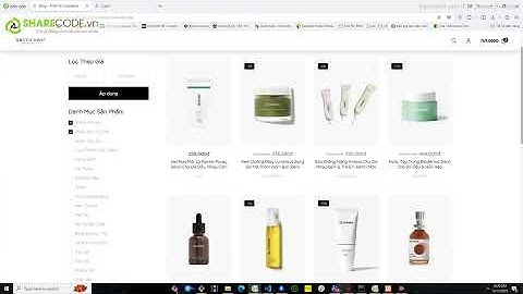 Mã code 47021 web mỹ phẩm Laravel + My SQL có thanh toán Momo và VNPay