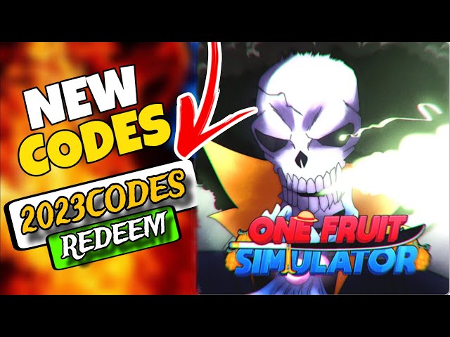 ALL *NEW* CODES FOR ONE FRUIT SIMULATOR IN 2023! ROBLOX ONE FRUIT