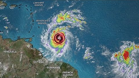 Hurricane Beryl is officially the earliest Category 4 recorded in the Atlantic Ocean