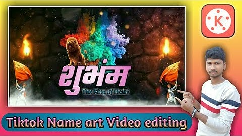 New Trend | Name Art video Editing | KINEMASTER Name editing video | name art  editing SP CREATION