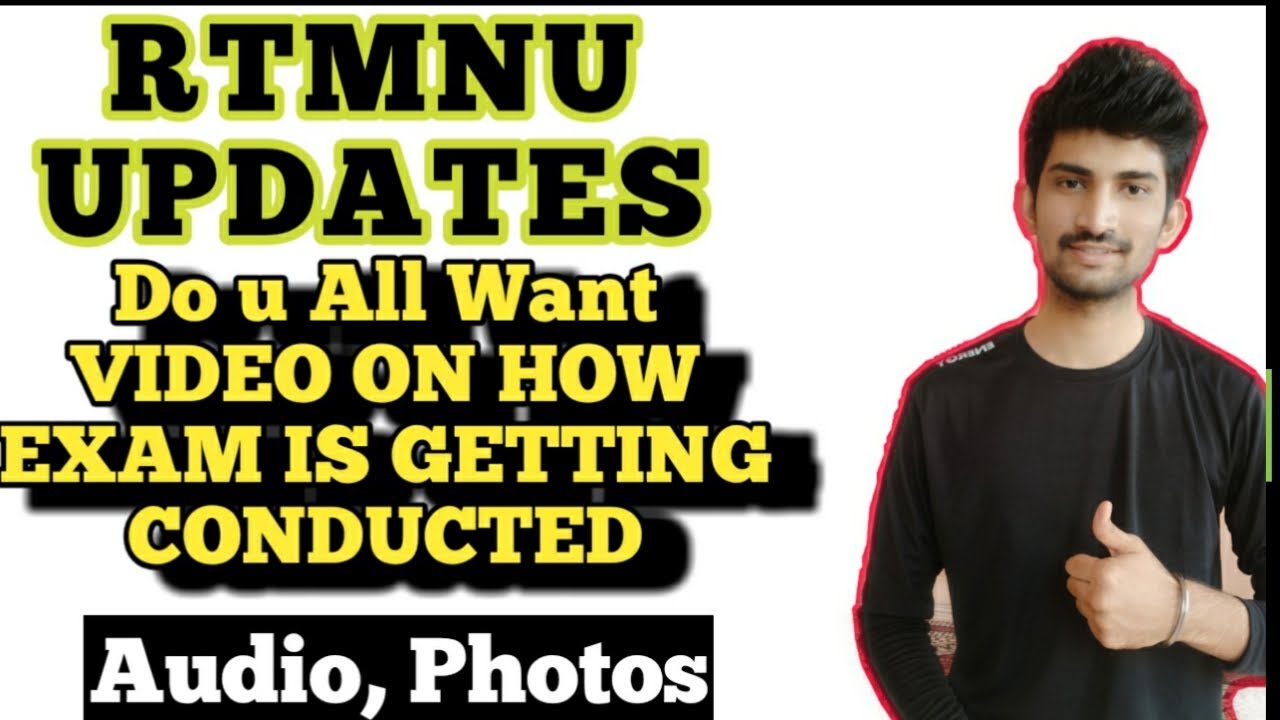 RTMNU Final Year Exam Updates | Get Sorted Before Exams | Be In Contact With Teachers |