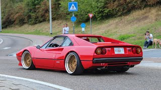 Bagged Ferrari 308 GTB w/ AL13 Forged Wheels | Sounds & Accelerations