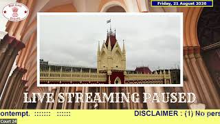 21 August 2026 | Court No. 24 | Live Streaming of the Court proceedings