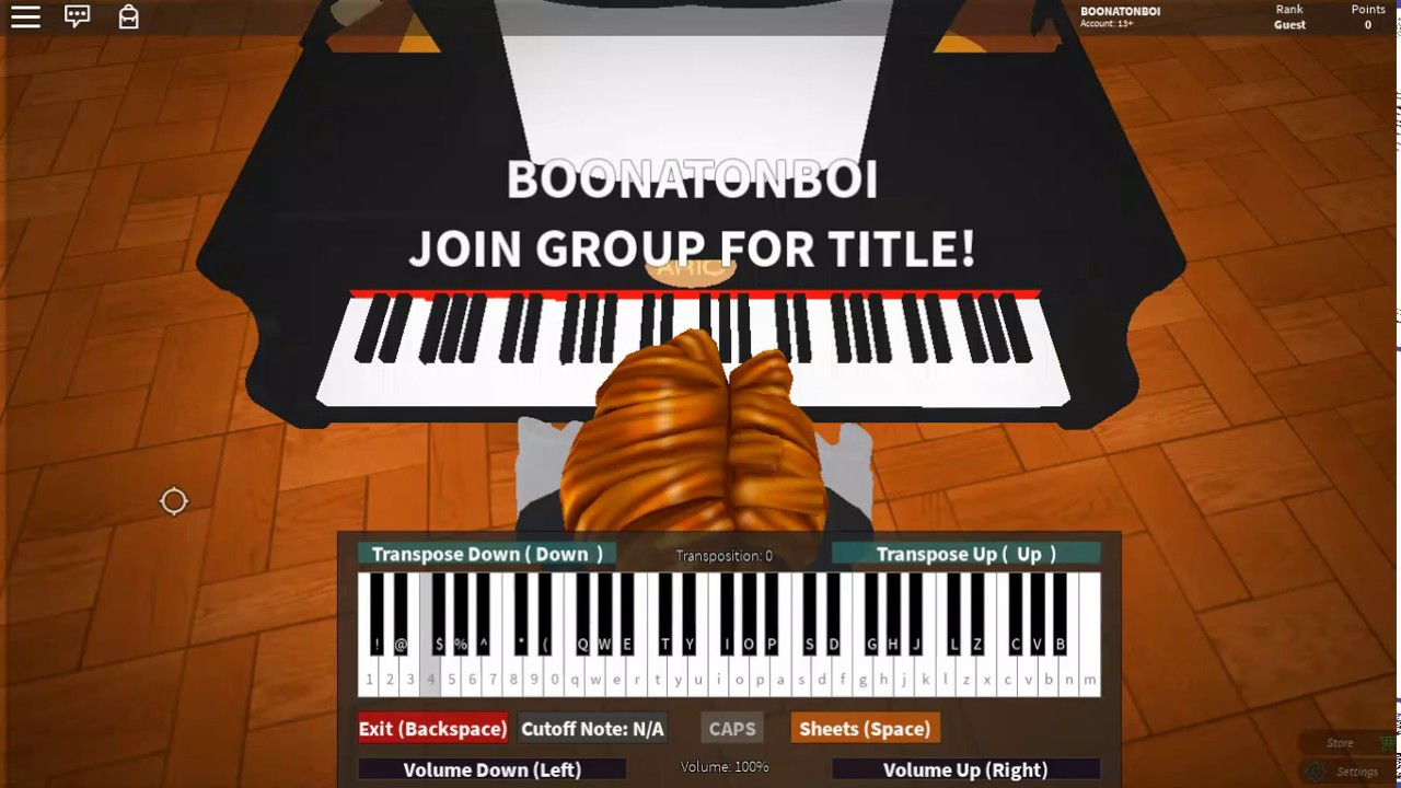 Roblox Piano Miss Wanna Die - roblox music piano sheets