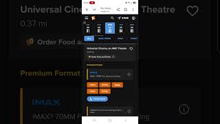 The Odyssey IMAX 70mm Film, Universal Cinema