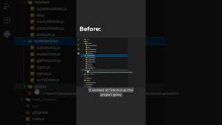 small backend improvement I recently added: centralized error handling. Keeps API routes cleaner.