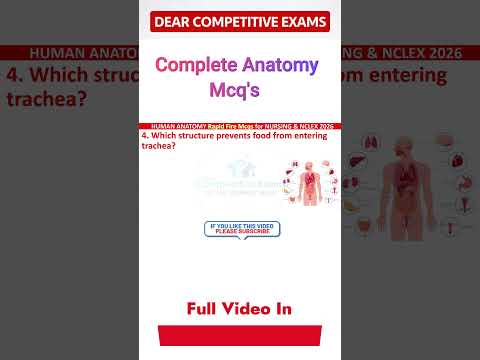 Complete Human Anatomy Mcqs Quiz |  Anatomy Short #anatomymcqs