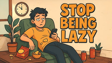 how to STOP BEING LAZY and wasting your life away (no bs) + free pdf | Learn English by Listening
