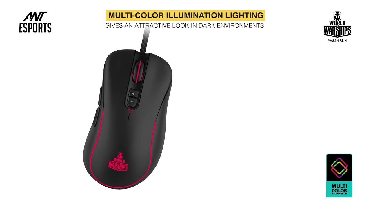Ant Esports GM270W RGB Gaming Mouse Specifications Video