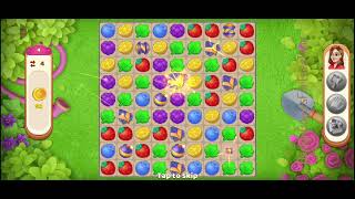 Anna's Garden: Match 3 Games - Level 4 gameplay design decor match 3 logic puzzle game walkthrough screenshot 5