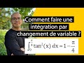 Comment faire une intgration par changement de variable 