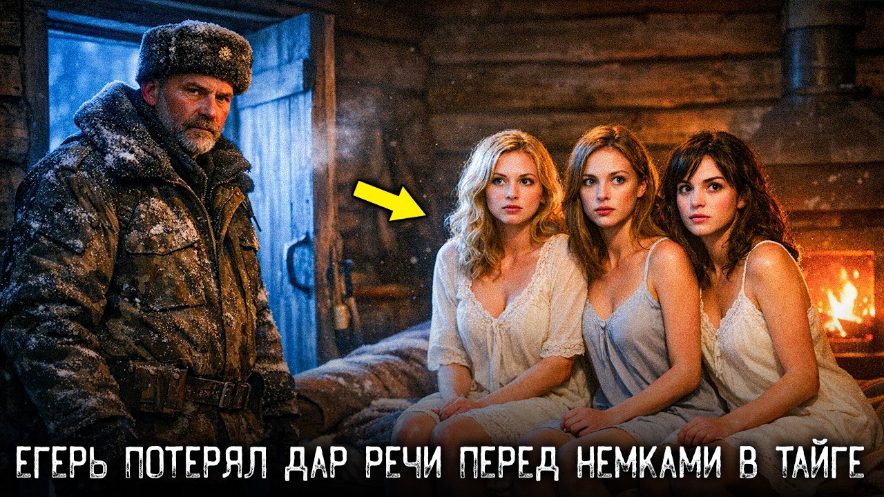 ЕГЕРЬ НАШЁЛ ДОМ В ТАЙГЕ. ТАМ ТРИ НЕМКИ НА КРОВАТИ. На утро он не захотел уходить...