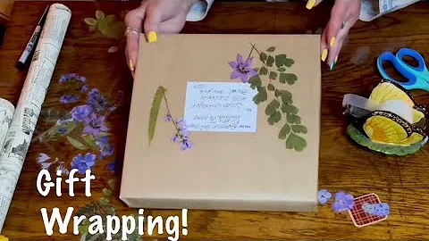 ASMR Request~Gift Wrapping! (No talking) Package p...