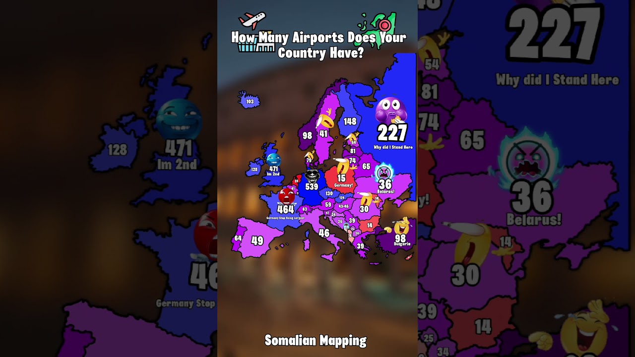 How Many Airport Does Your Country Have? 