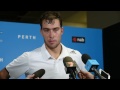 Jerzy Janowicz press conference - Hopman Cup 2015
