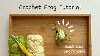 Crochet this cute frog with me!