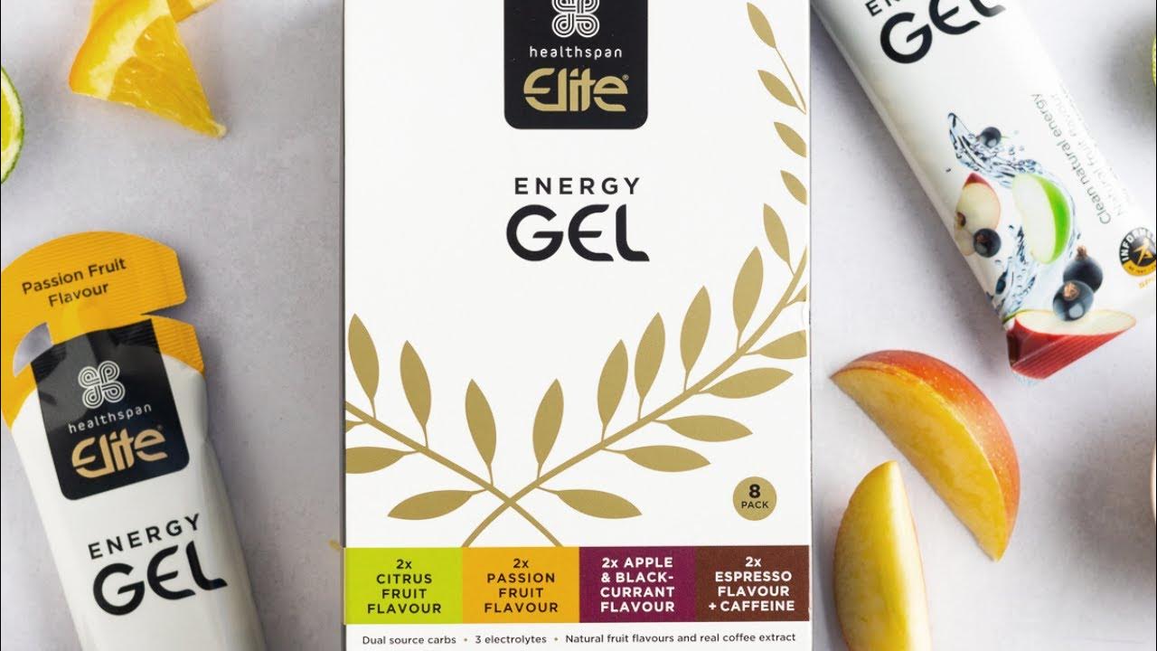 Healthspan Elite Everyday Elites Energy Gels YouTube