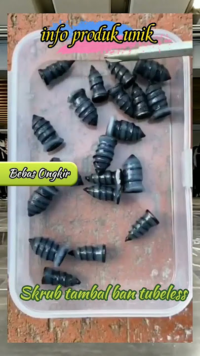 Produk unik, skrup tambal ban tubeless